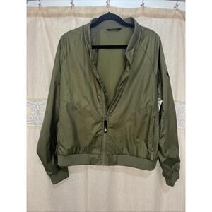 The North Face Bomber Windbreaker Jack. Olive Green Women’s Size L
